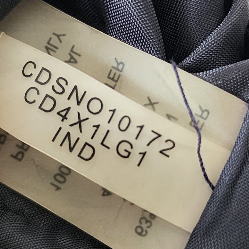 Calvin Klein Dress NWT Womens 14 Dark Blue Zipper Detail Pencil Career Business - Picture 8 of 8